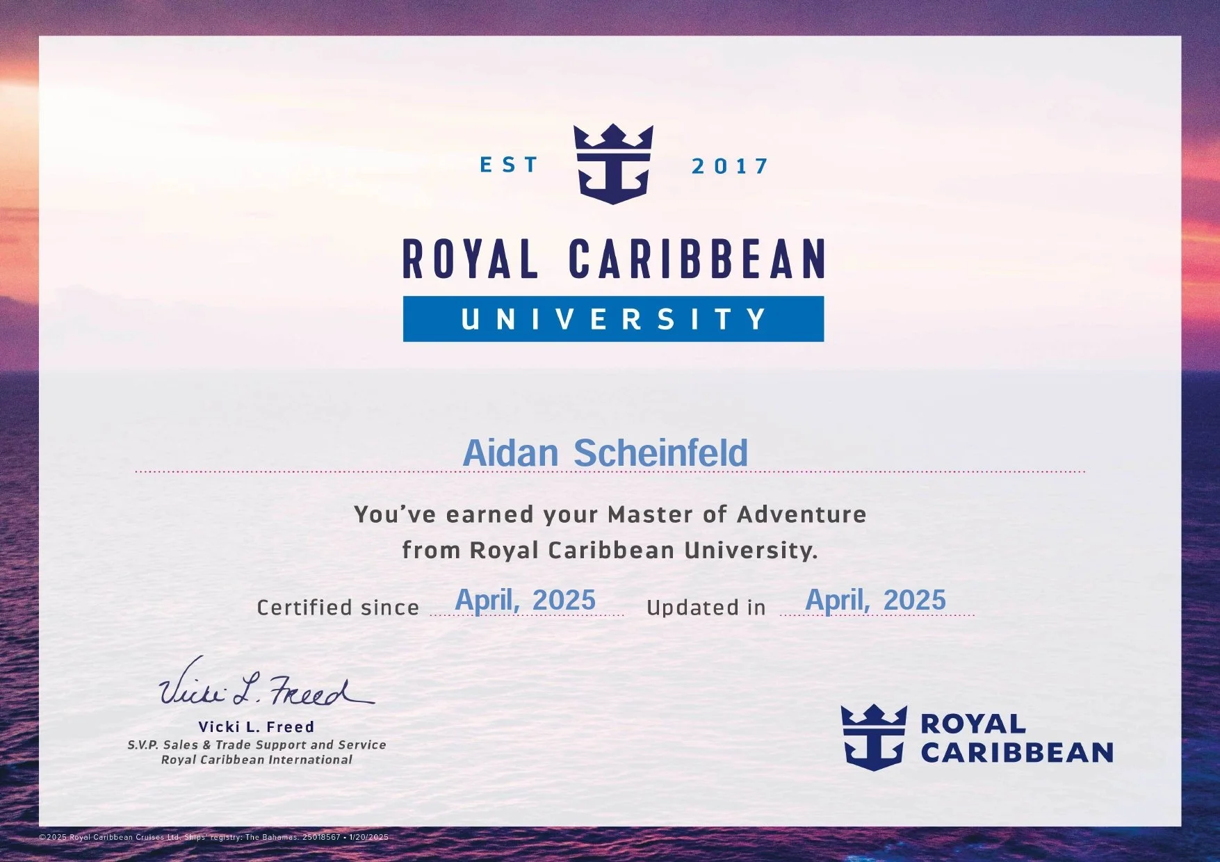 Immortal Vacations travel advisor certification 25